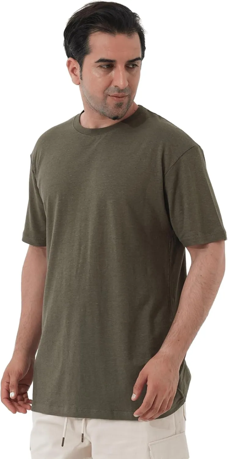 ] Hemp T-Shirt for Men, Organic Hemp Tee Shirts for Men, Mens Hemp T-Shirts