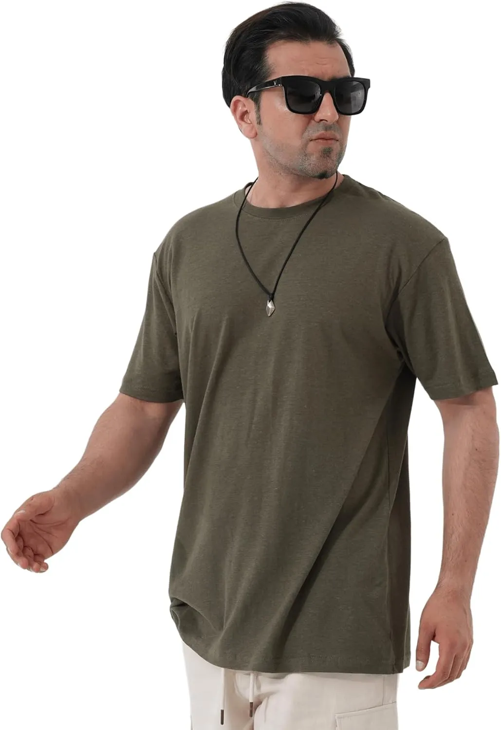 ] Hemp T-Shirt for Men, Organic Hemp Tee Shirts for Men, Mens Hemp T-Shirts