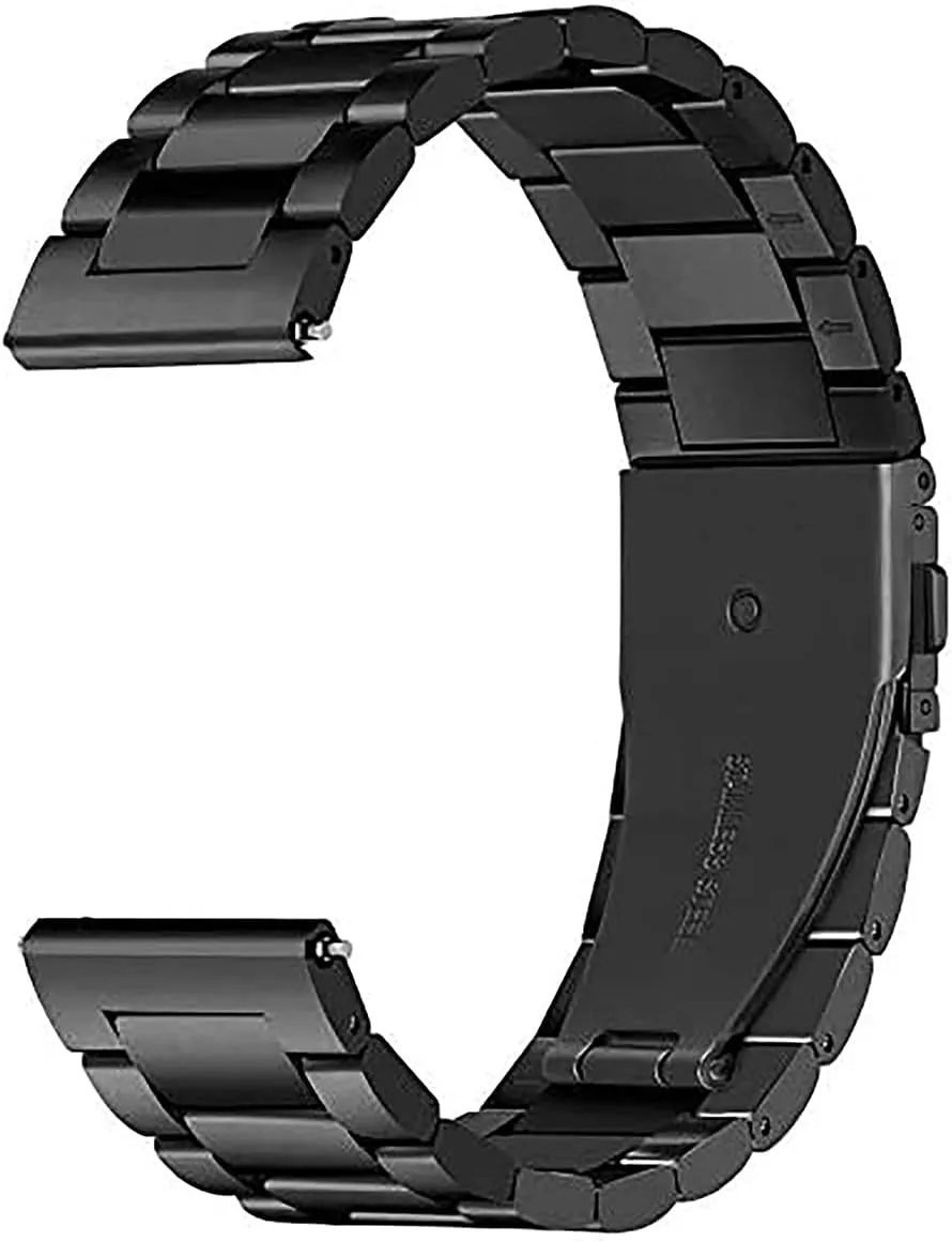 24mm Stainless Steel Watch bands Quick Release Link Watch Straps Bracelet Replacement Wristbands for Men Women