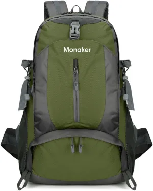 40L Hiking Backpack with Separate Shoe Compartment & Waist Support  Multi-Pocket Design, Emergency Whistle  Ideal for Camping, Trekking & Travel