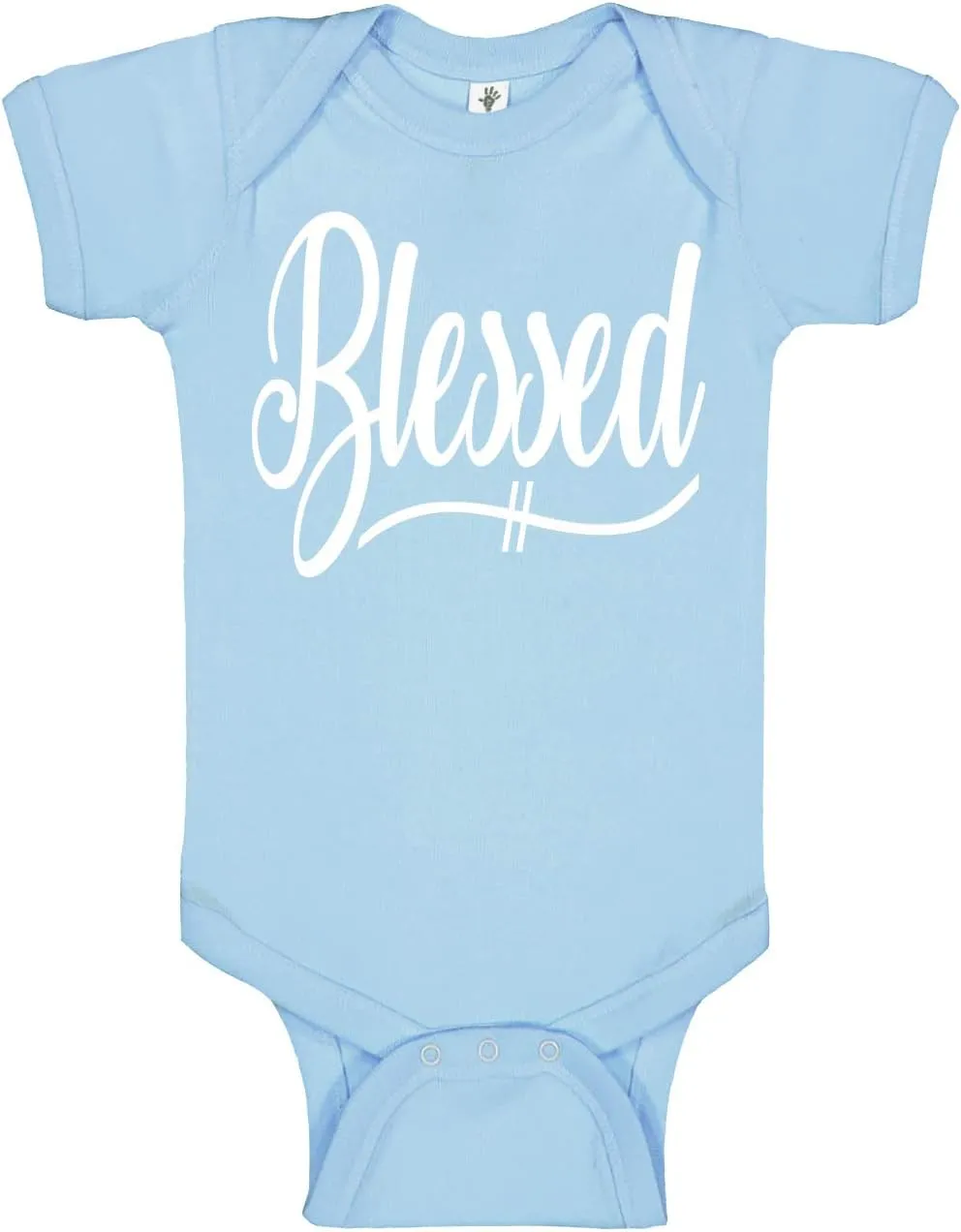 Aiden's Corner Handmade Baptism Christening Blessed Bodysuit - Baby Boy Girl Religious Faith Outfits Clothing