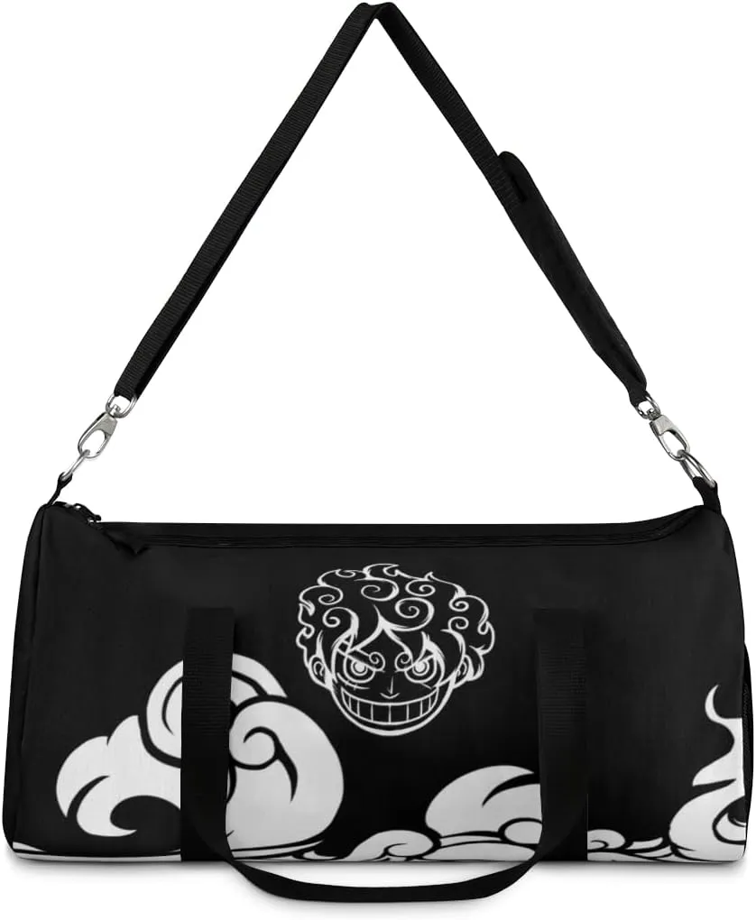 Anime Gym Bag for Women Men - Large Capacity Waterproof Workout Fitness Travel Sports Bags Fashion Street Camping Expandable Carry On Duffle Bag For Couple (BL15) PTY