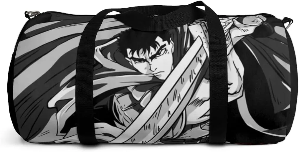 Anime Gym Bag for Women Men - Large Capacity Waterproof Workout Fitness Travel Sports Bags Fashion Street Camping Expandable Carry On Duffle Bag For Couple (BL17) PTY