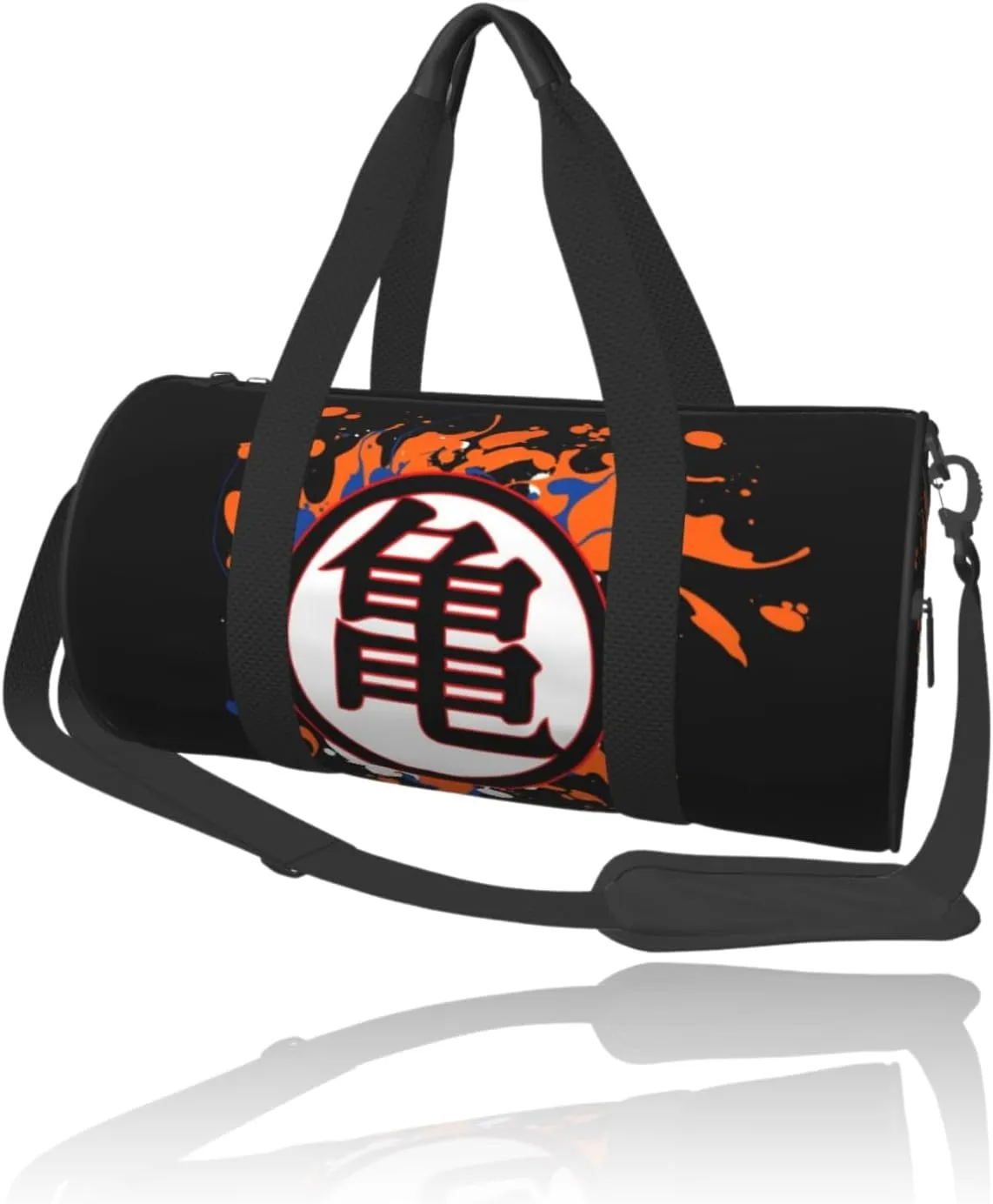 Anime Gym Bag for Women Men - Large Capacity Waterproof Workout Fitness Travel Sports Bags Fashion Street Camping Weekender Expandable Carry On Duffle Bag For Couple (B12)