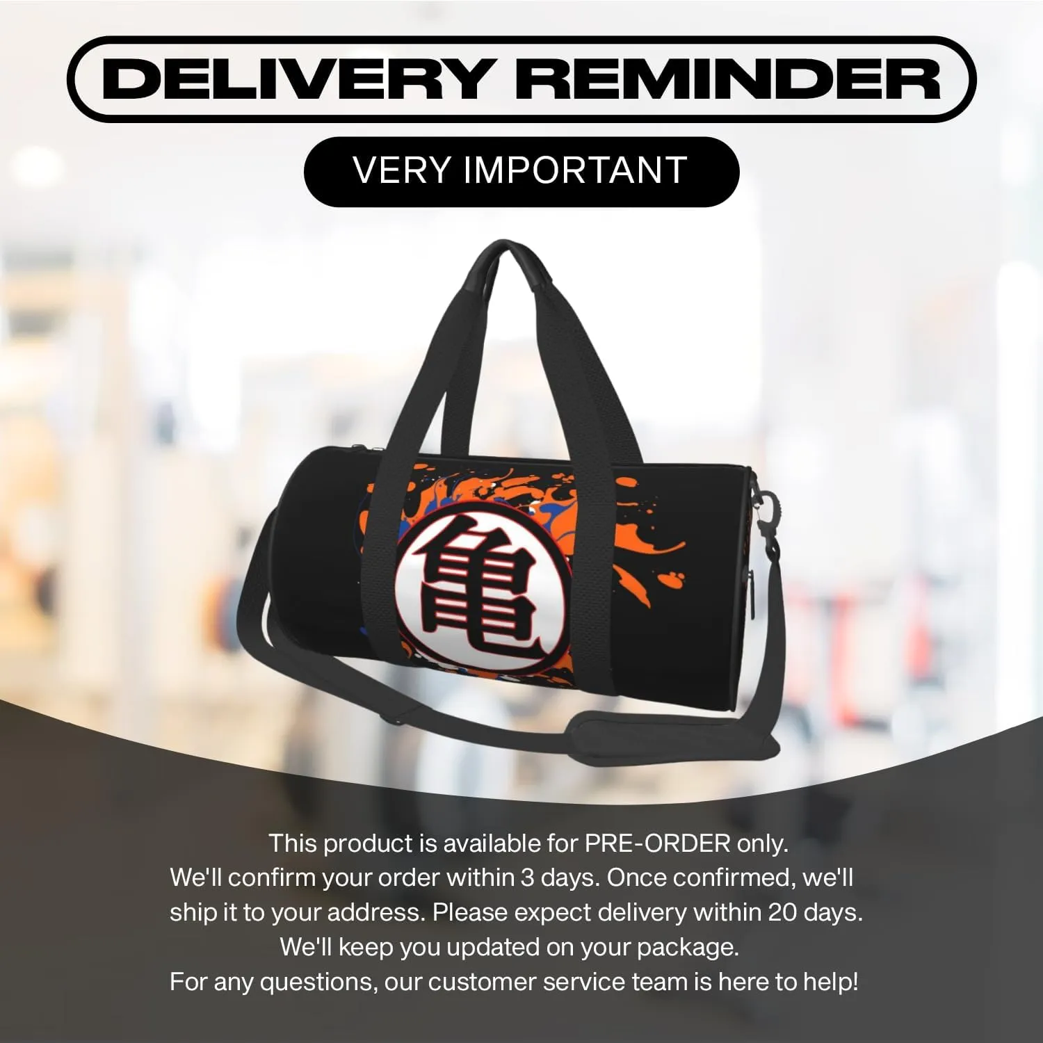 Anime Gym Bag for Women Men - Large Capacity Waterproof Workout Fitness Travel Sports Bags Fashion Street Camping Weekender Expandable Carry On Duffle Bag For Couple (B12)