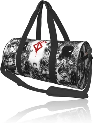 Anime Gym Bag for Women Men - Large Capacity Waterproof Workout Fitness Travel Sports Bags Fashion Street Camping Weekender Expandable Carry On Duffle Bag For Couple (B13)