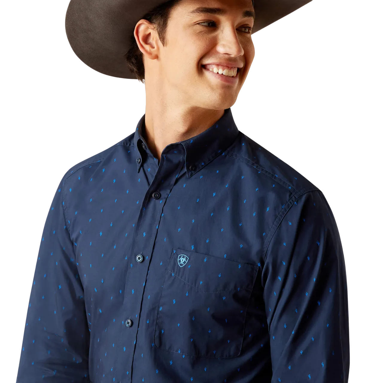 Ariat Clothing Men's Pollerd Fitted Shirt