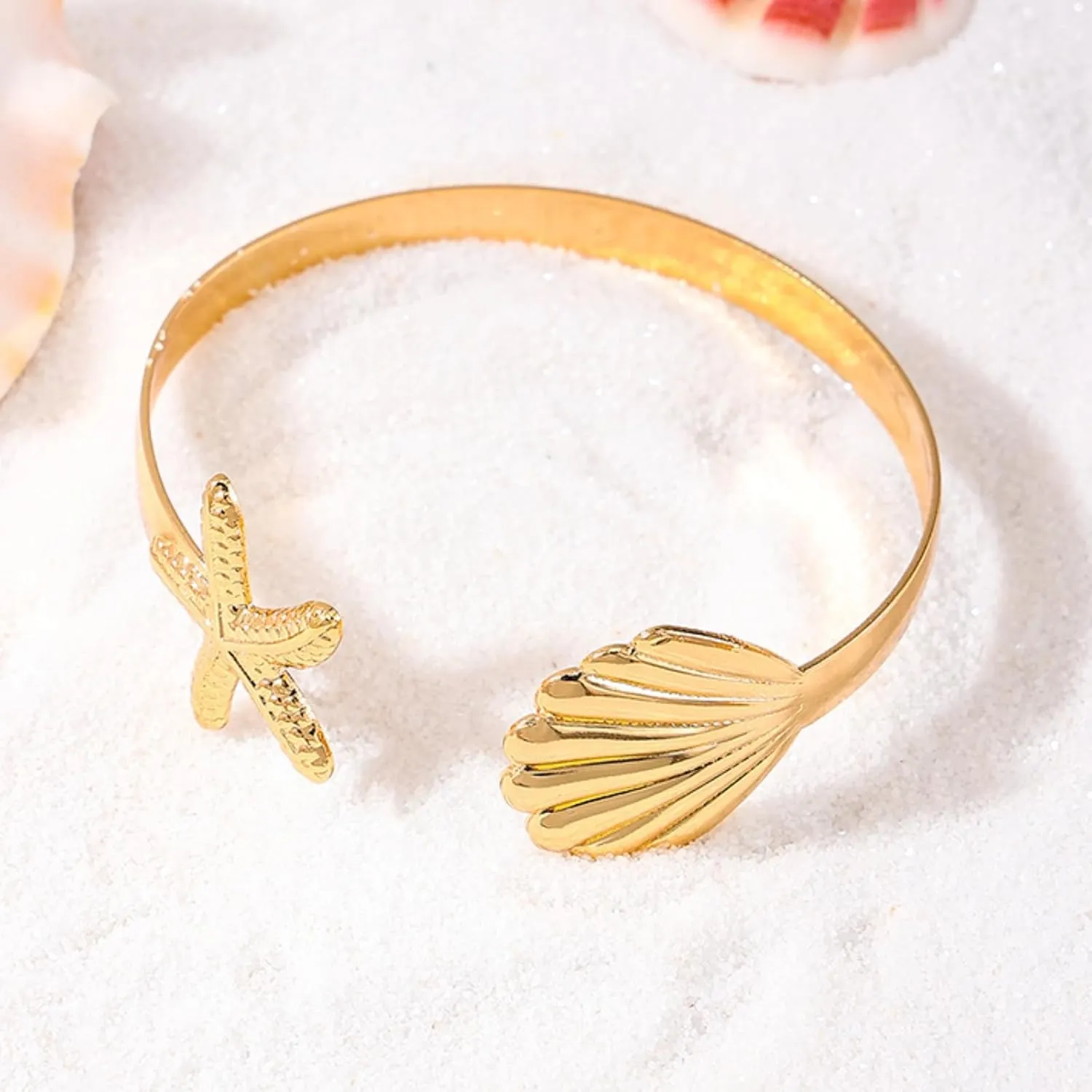 Arm Cuff for Women Upper Arm Cuff Jewelry Gold Bangles Bracelet Summer Beach Essentials Gifts