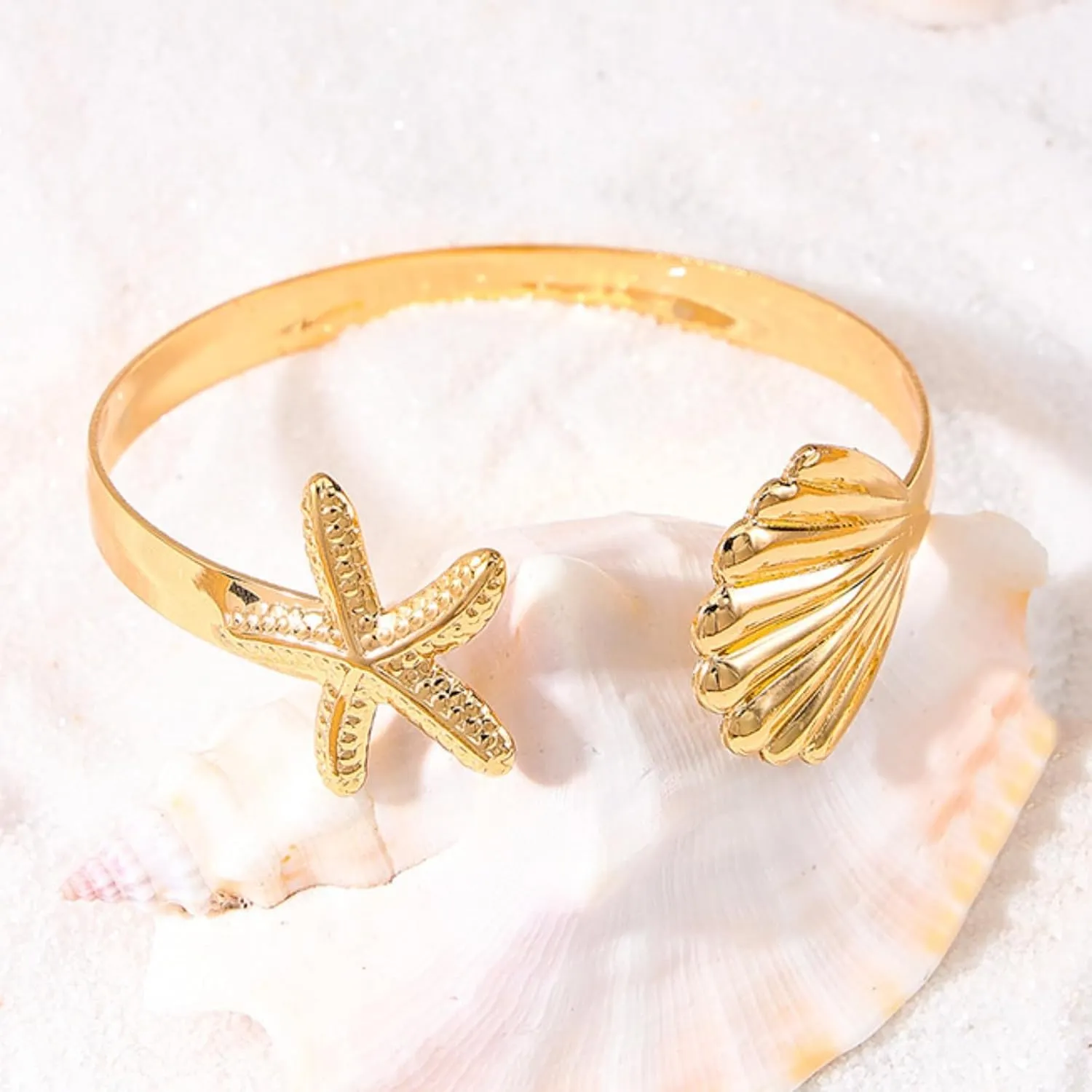 Arm Cuff for Women Upper Arm Cuff Jewelry Gold Bangles Bracelet Summer Beach Essentials Gifts