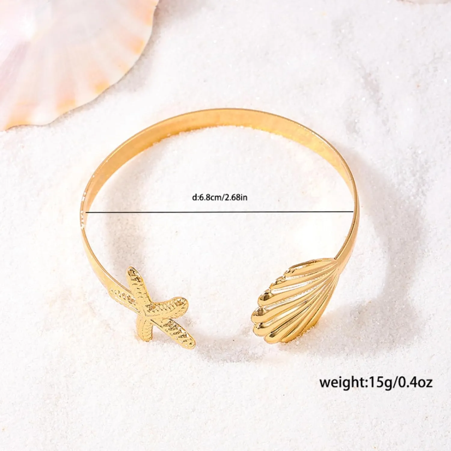 Arm Cuff for Women Upper Arm Cuff Jewelry Gold Bangles Bracelet Summer Beach Essentials Gifts