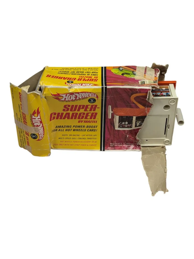 Box of HotWheels Accessories
