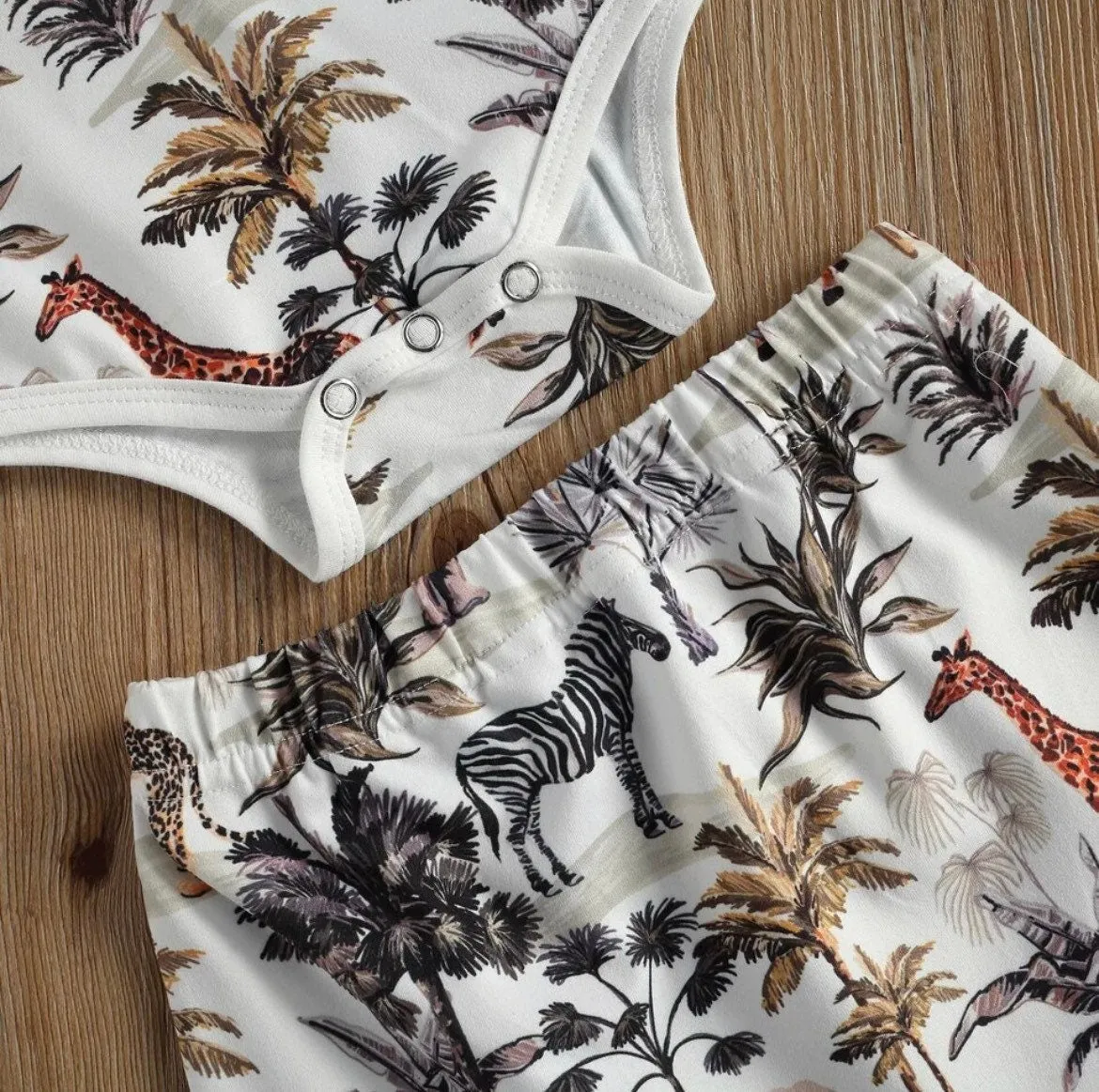 Boys Jungle Print Clothing set