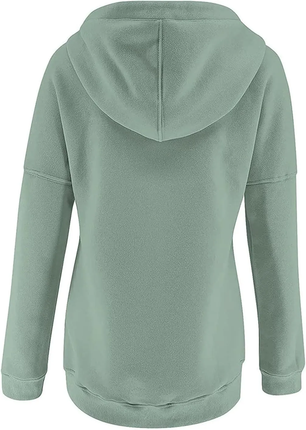 Button Hoodie Tops Dressy Casual Hoodies for Women Long Sleeve Pockets Sweatshirts Fashion 2025 Fall Clothes