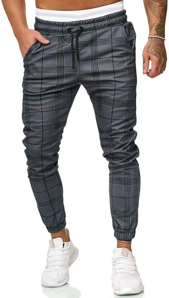 Cargo Pants for Men Relaxed Fit Sweatpant with Pockets Men Casual Pants Hip Hop Harem Pants Streetwear Tactical Track