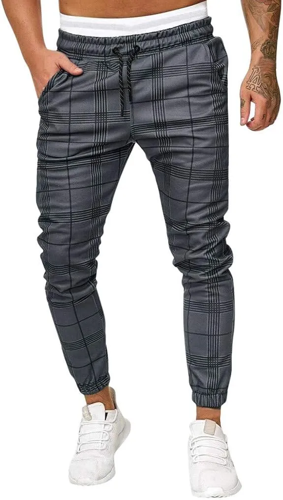 Cargo Pants for Men Relaxed Fit Sweatpant with Pockets Men Casual Pants Hip Hop Harem Pants Streetwear Tactical Track