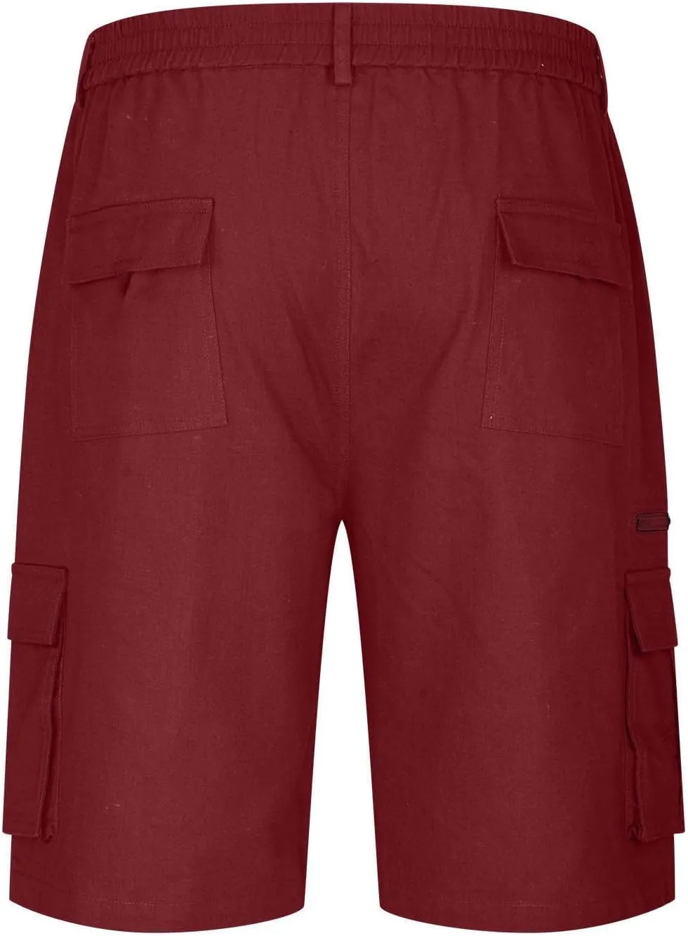 Cargo Shorts for Men 2025 Summer Trendy Elastic Waist Outdoor Hiking Shorts Big and Tall Bermuda Shorts with Pockets