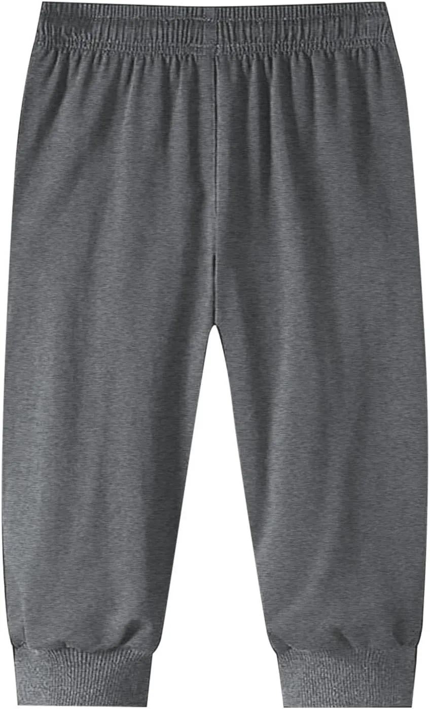 Cargo Work Pant Mens Twill Casual Cargo Chino Pants Sports Gym Sweatpant with Pockets Loose Fit Joggers