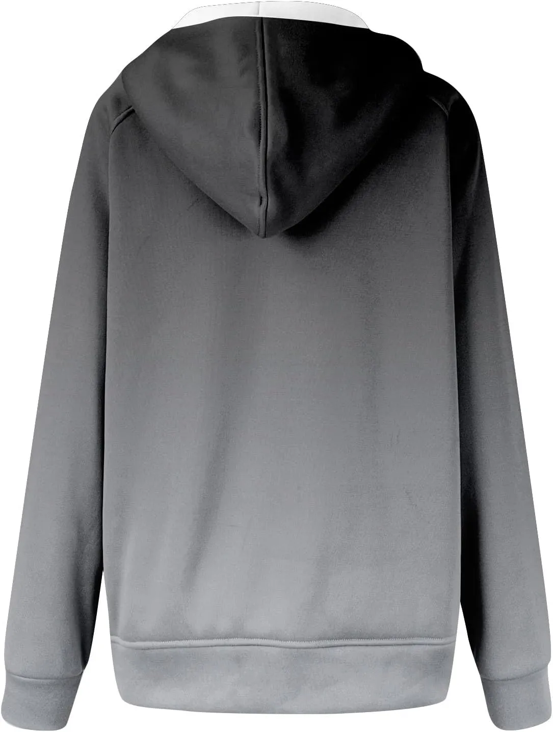 COTECRAM Womens Full Zip Up Hoodie Long Sleeve Oversized Graphic Sweatshirt Fall Jacket with Pockets Fashion Clothes 2024