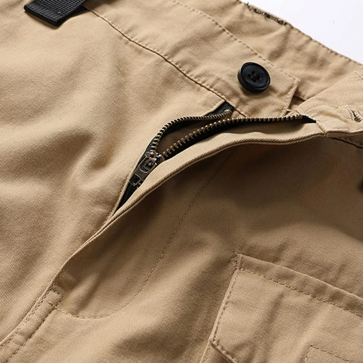 Dademeo Straight Leg Chino Shorts for Mens Casual Zipper Button Hiking Cargo Shorts Slim Fit Outdoor Vacation Tactical Shorts