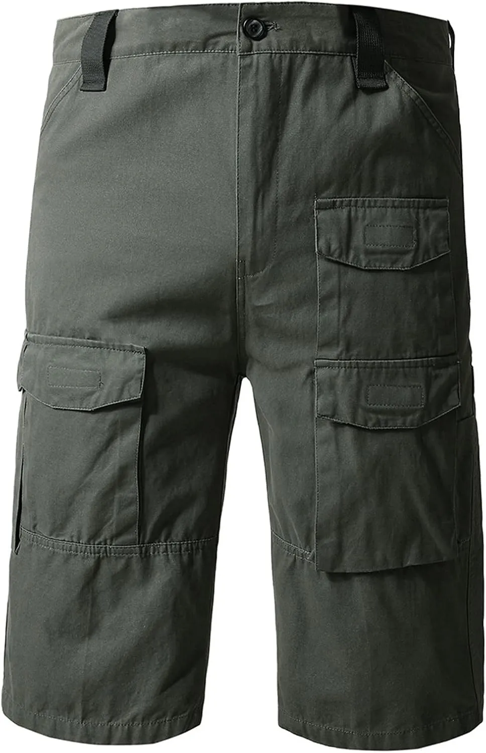 Dademeo Straight Leg Chino Shorts for Mens Casual Zipper Button Hiking Cargo Shorts Slim Fit Outdoor Vacation Tactical Shorts
