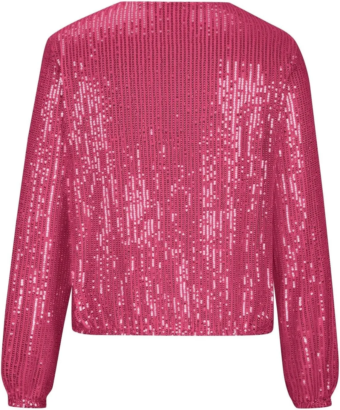DDAPJ pyju Womens Sequin Jacket Shiny Glitter Sparkly Bomber Jackets Long Sleeve Zip Up Coats 2025 Fashion Party Clubwear
