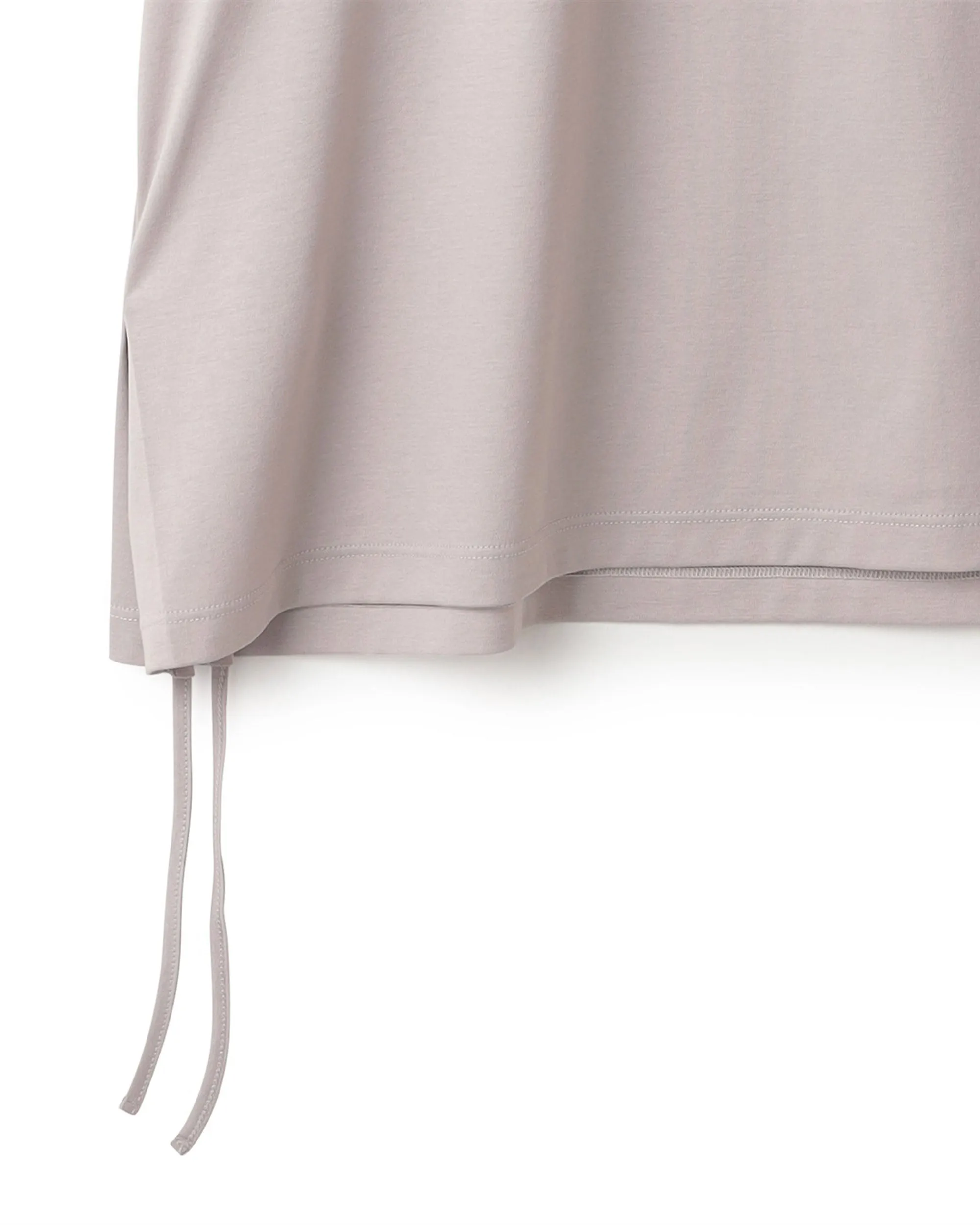 Drawstring Side Bubble Sleeve Blouse