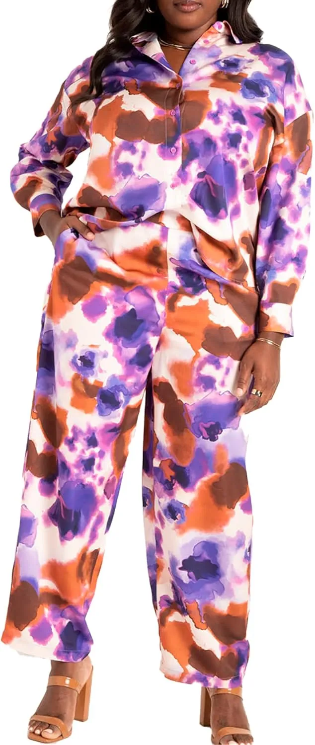 ellos Women's Plus Size Draped Bodice Knit Midi Dress
