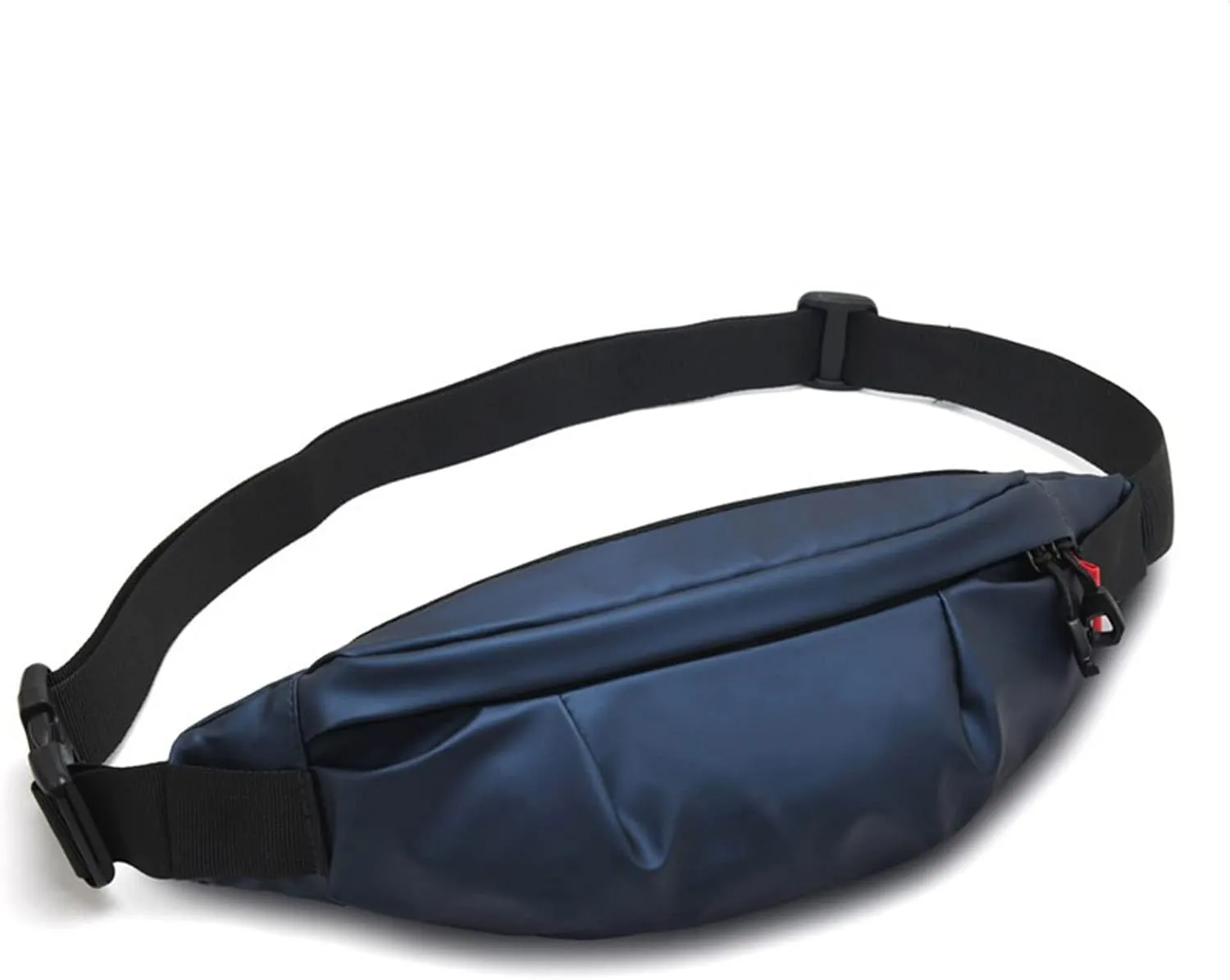 Fanny Pack Fashion Men Pack Teenager Outdoor Sports Running Cycling Waist Bag Pack Male Fashion Shoulder Belt Bag Travel Phone Pouch Bags (3)