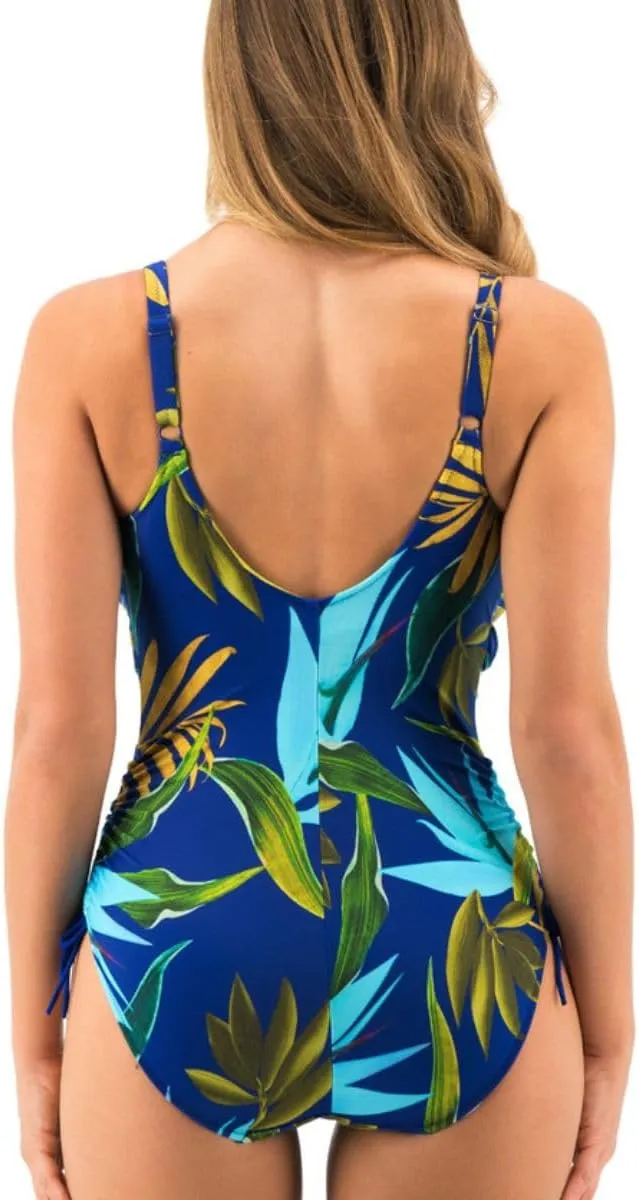Fantasie Women's Pichola Underwire Twist Front Swimsuit with Adjustable Leg