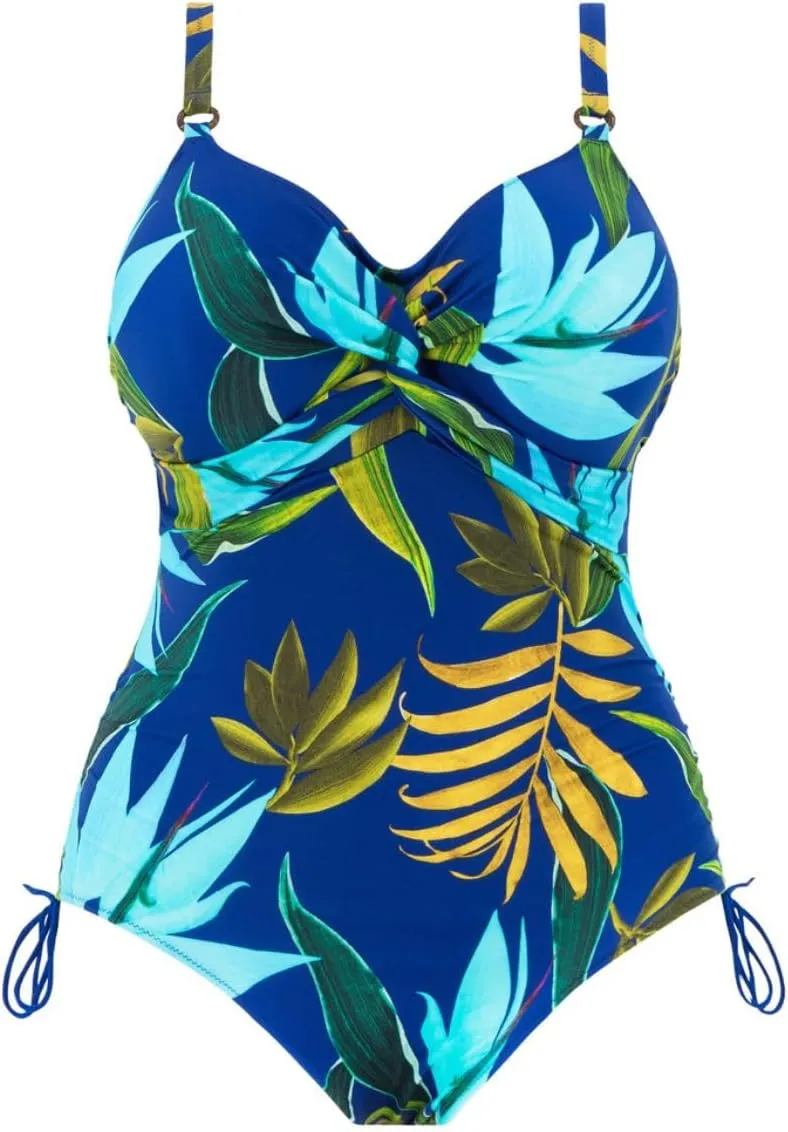 Fantasie Women's Pichola Underwire Twist Front Swimsuit with Adjustable Leg