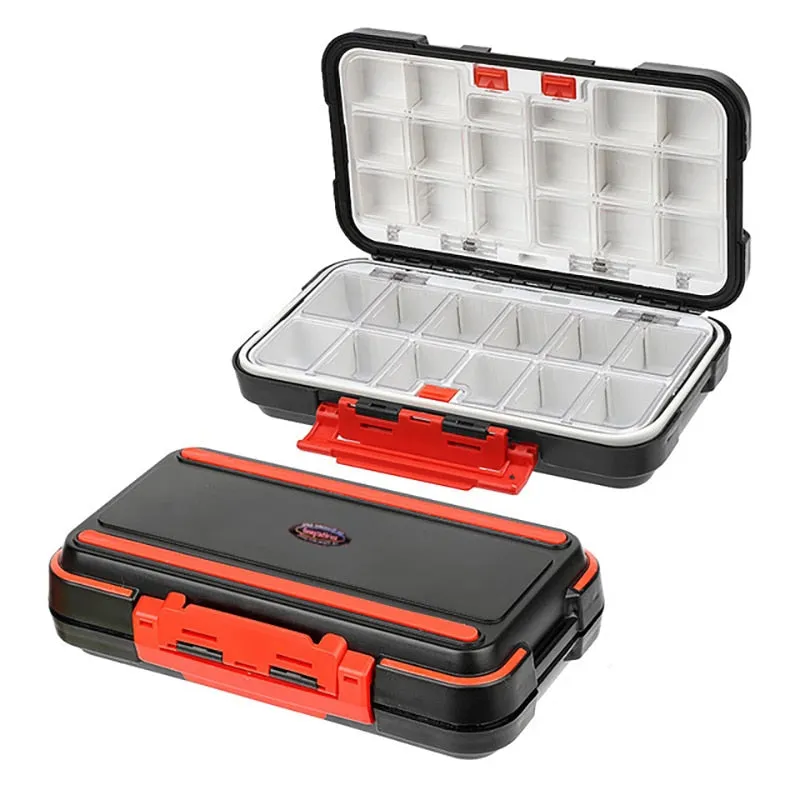 Fishing Waterproof Fishing Tackle Box Double-Sided Opening and Closing Bait Box Multifunctional Hook and Bait Accessory Box