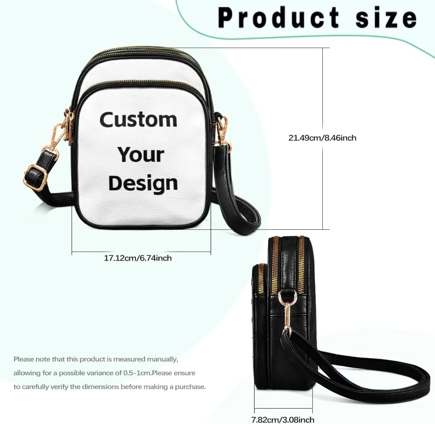 FOR U DESIGNS Women's Crossbody Bag Trendy Leather Hobo Satchel Purse Adjustable Shoulder Strap Butterfly Cross Body Purse