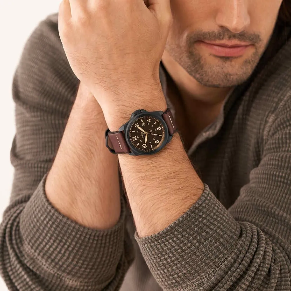 Fossil Men's Bronson Quartz Stainless Steel Chronograph Watch