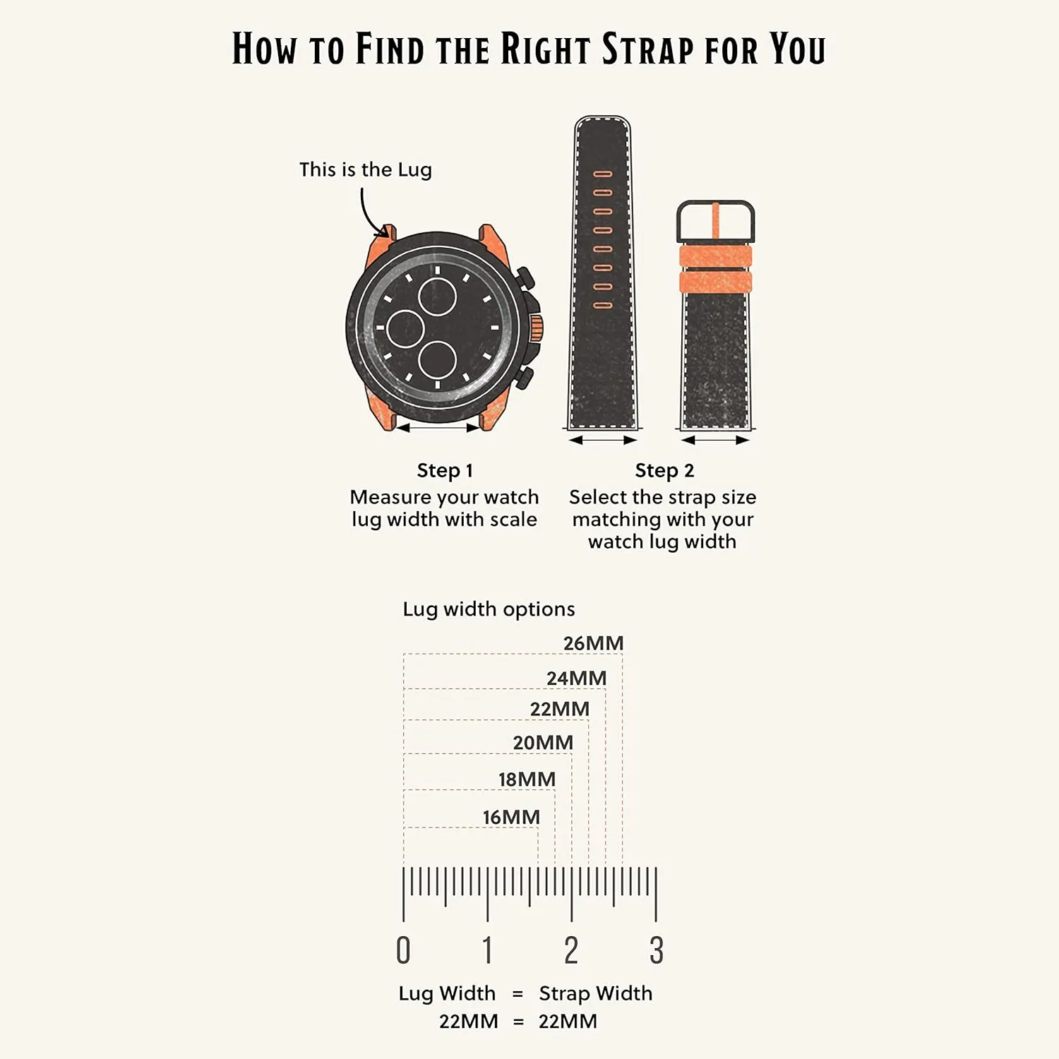 Fossil Stainless Steel Interchangeable Watch Band Strap
