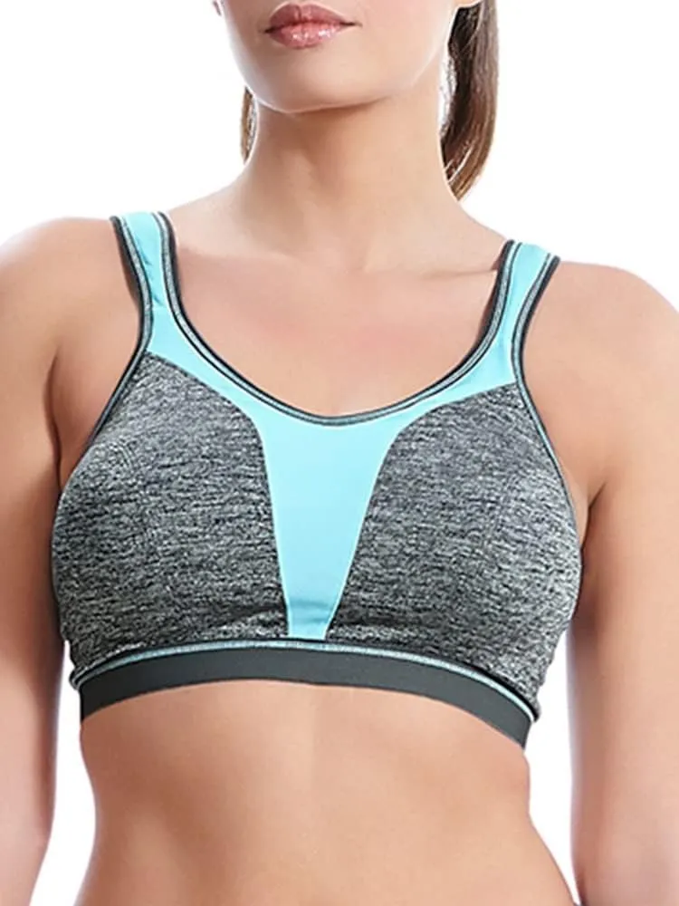 Freya Women's Force Crop Top Soft Cup Sports Bra with Molded Inner