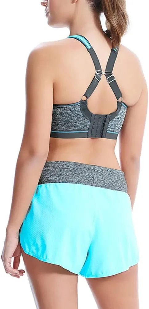 Freya Women's Force Crop Top Soft Cup Sports Bra with Molded Inner