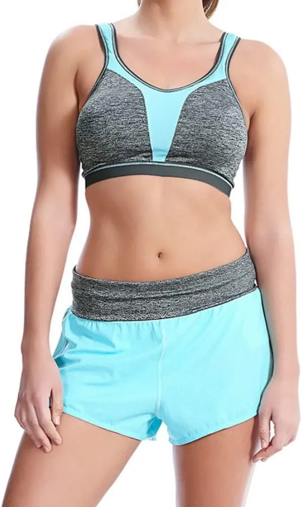 Freya Women's Force Crop Top Soft Cup Sports Bra with Molded Inner
