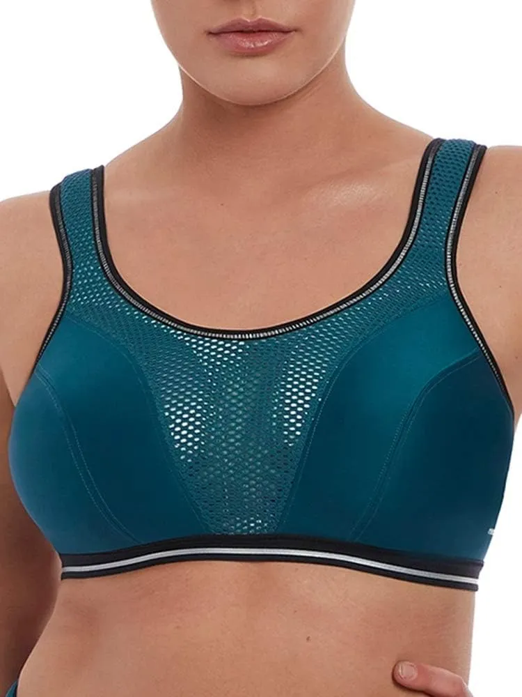 Freya Women's Force Crop Top Soft Cup Sports Bra with Molded Inner