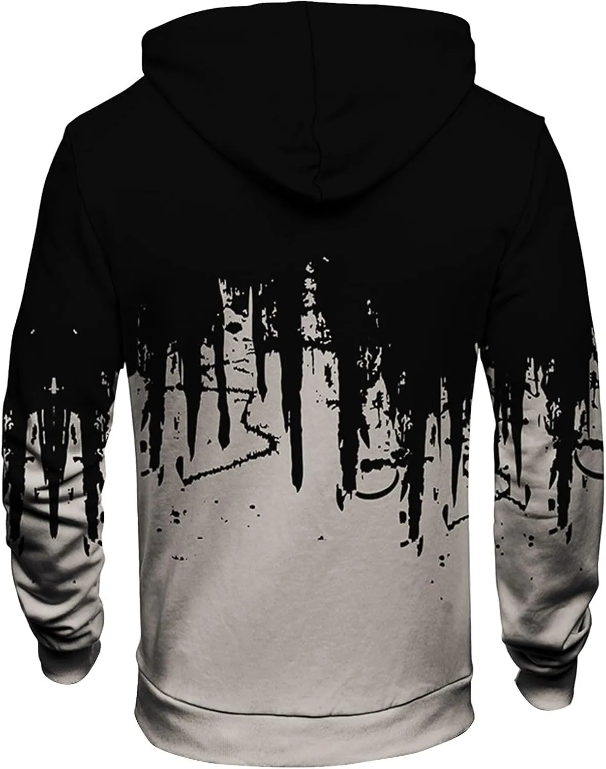 GOFULY Sweatshirt For Men Streetwear Fall Hoodies Long Sleeve Drawstring Hoodie Pullover Winter 3D Print Clothes With Pockets