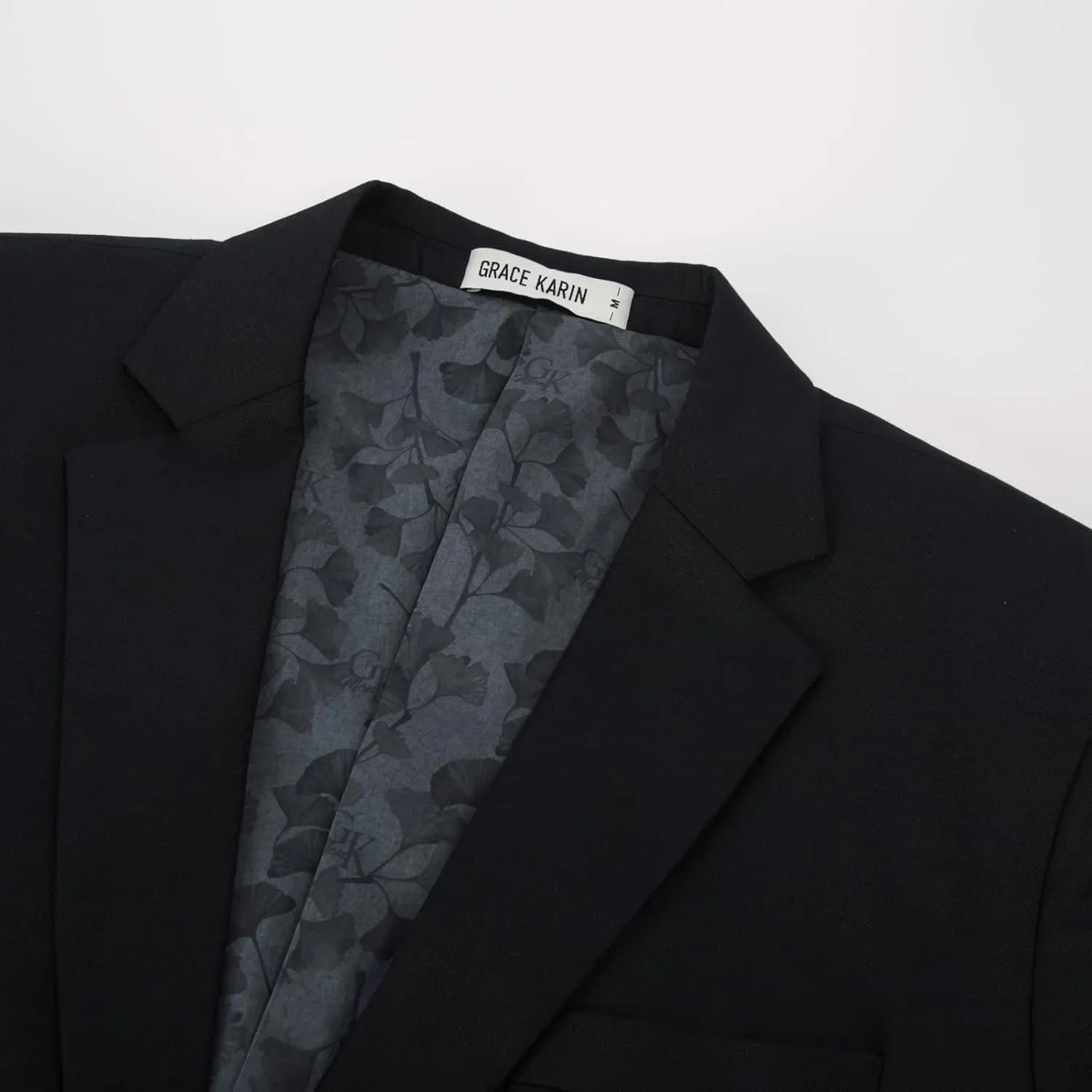 GRACE KARIN Men's Casual Blazer Suit Jackets 2 Button Lightweight Sport Coats