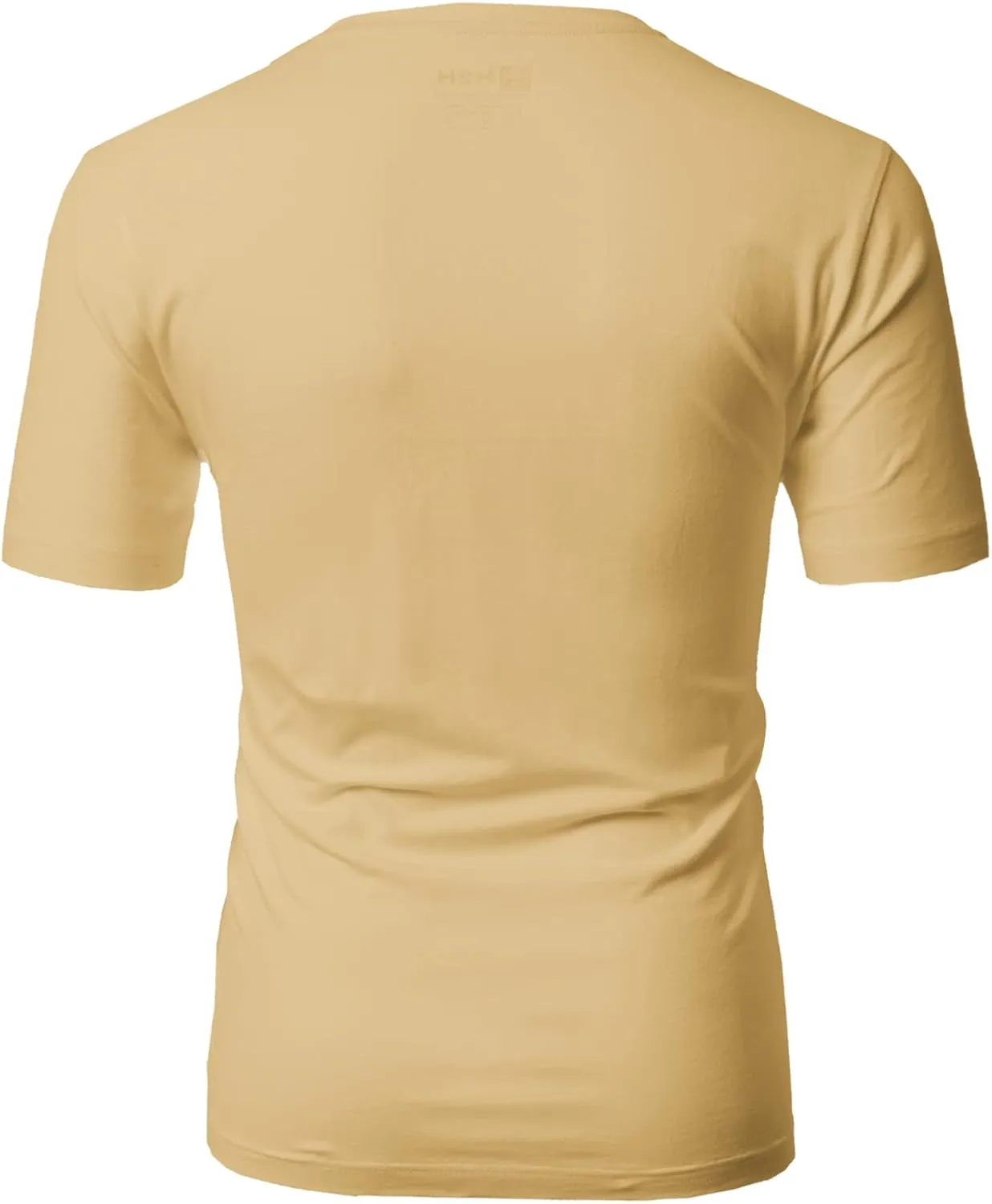 H2H Mens Casual Slim Fit Short Sleeve T-Shirts Soft Lightweight V-Neck/Crew-Neck Size XS to 3XL