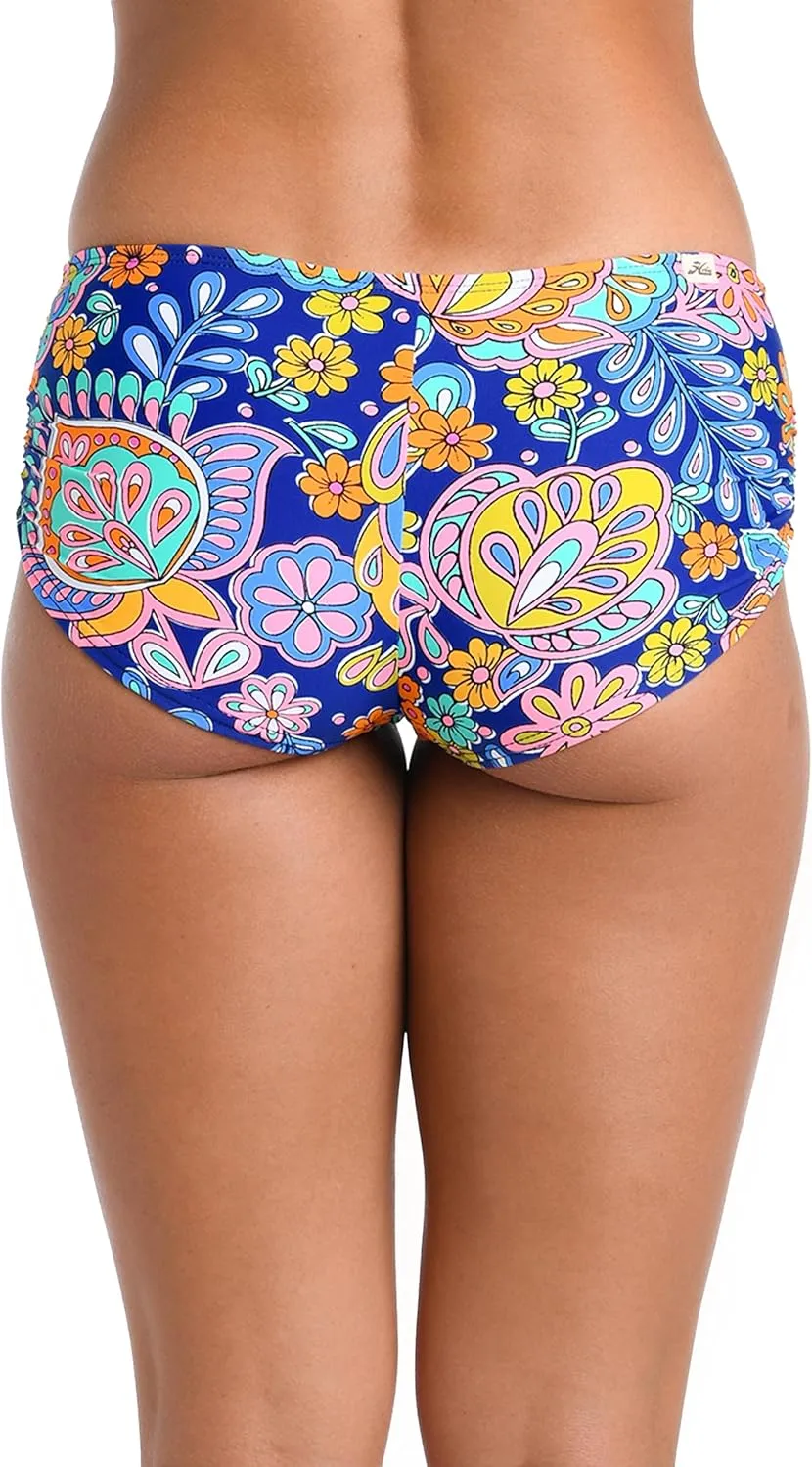 Hobie Women's Standard Solid Hot Pant Bikini Swimsuit Bottom