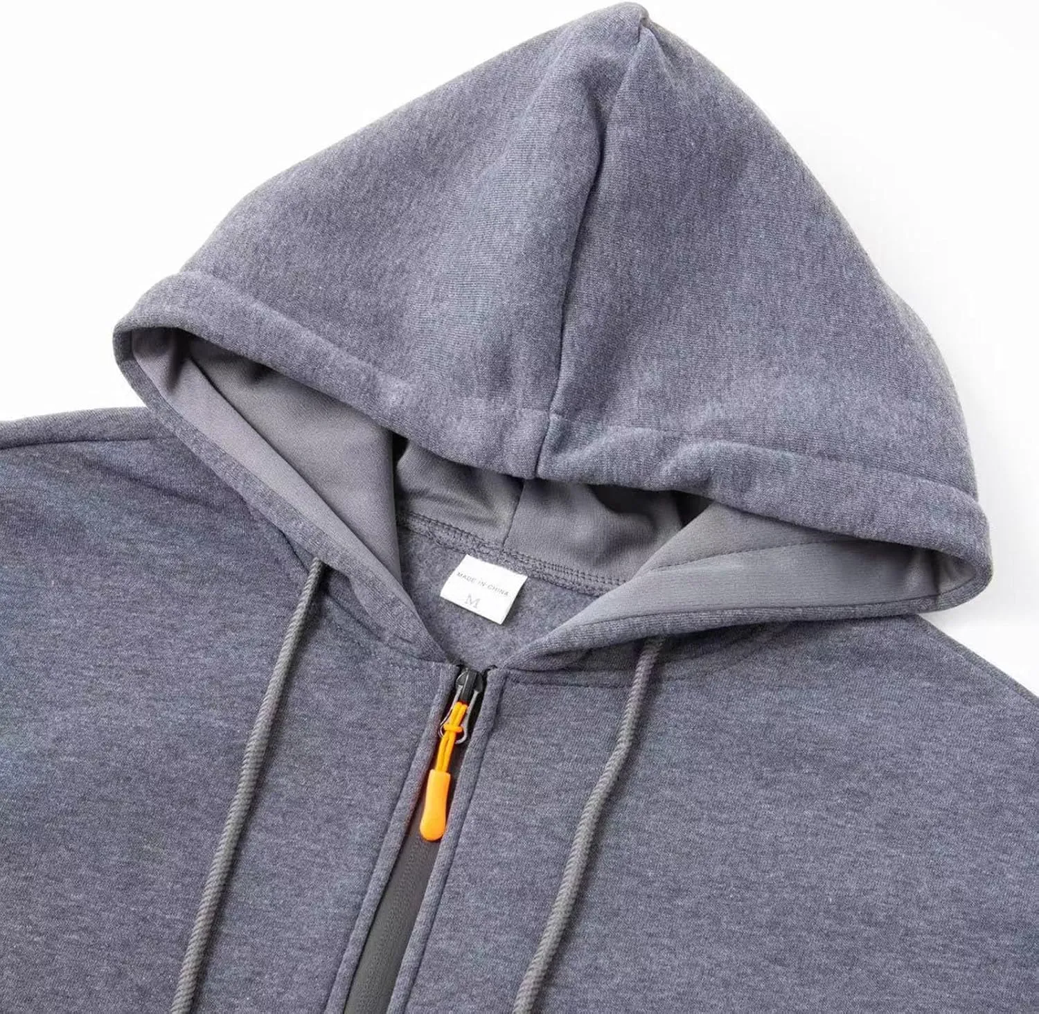 Hoodies for Men Full Zip Up Long Sleeve Sports Hooded Jacket Casual Gym Athletic Sweatshirt Coats with Zip Pockets