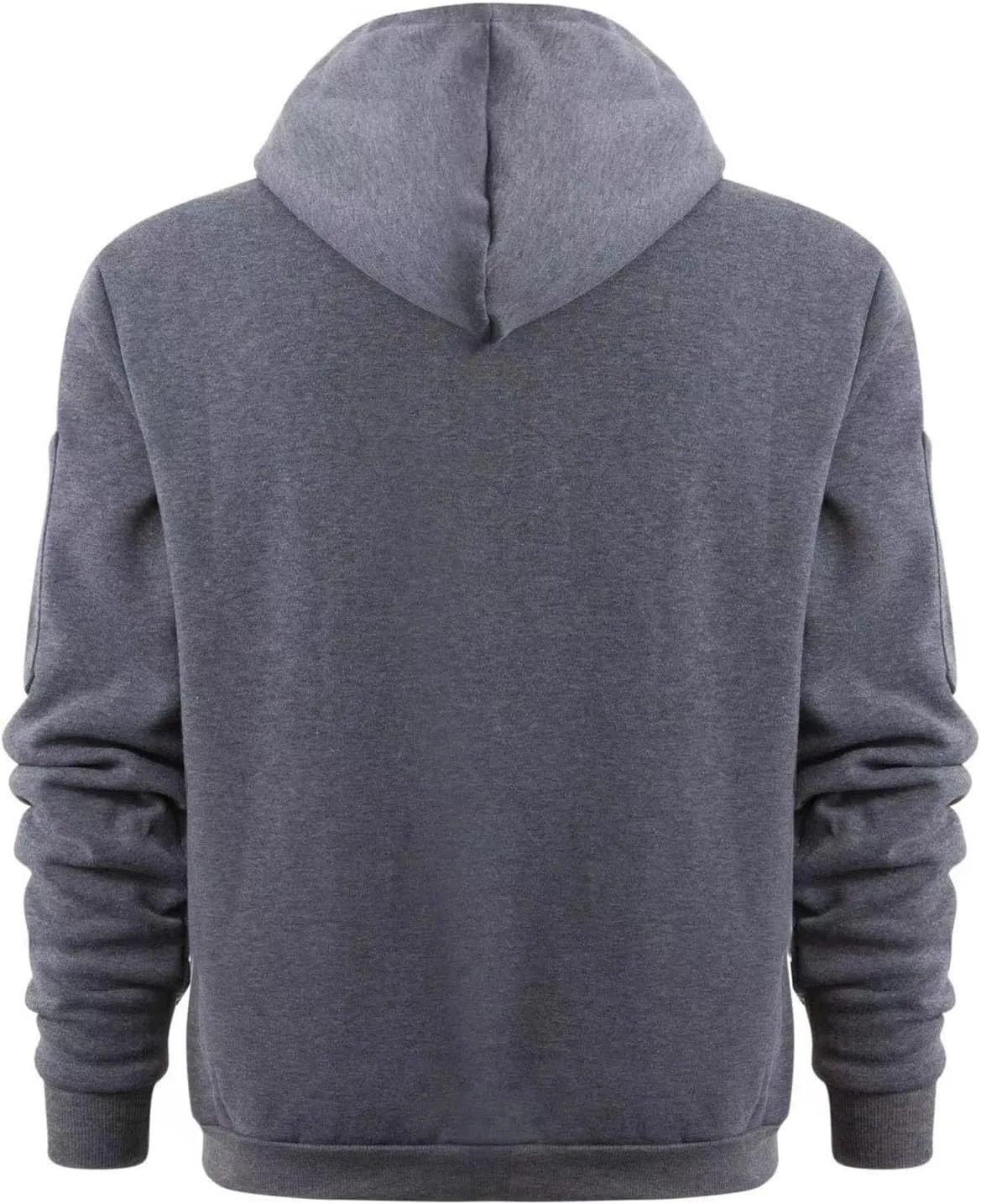 Hoodies for Men Full Zip Up Long Sleeve Sports Hooded Jacket Casual Gym Athletic Sweatshirt Coats with Zip Pockets