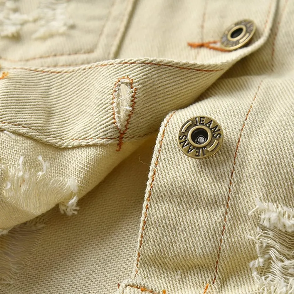 IDOPIP Toddler Kid Baby Boys Girls Denim Jacket Long Sleeve Button Down Jeans Coat Cowboy Overcoat Hoodie Casual Outwear