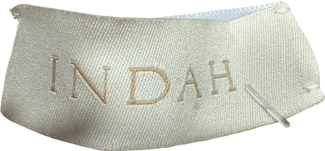 Indah Beige Handcrochet Dress S