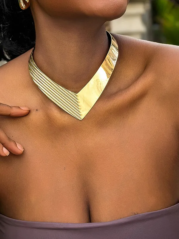 Irregularity Asymmetric Solid Color Necklaces Accessories