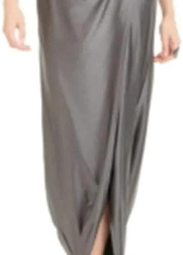 Juniors' One-Shoulder Gown