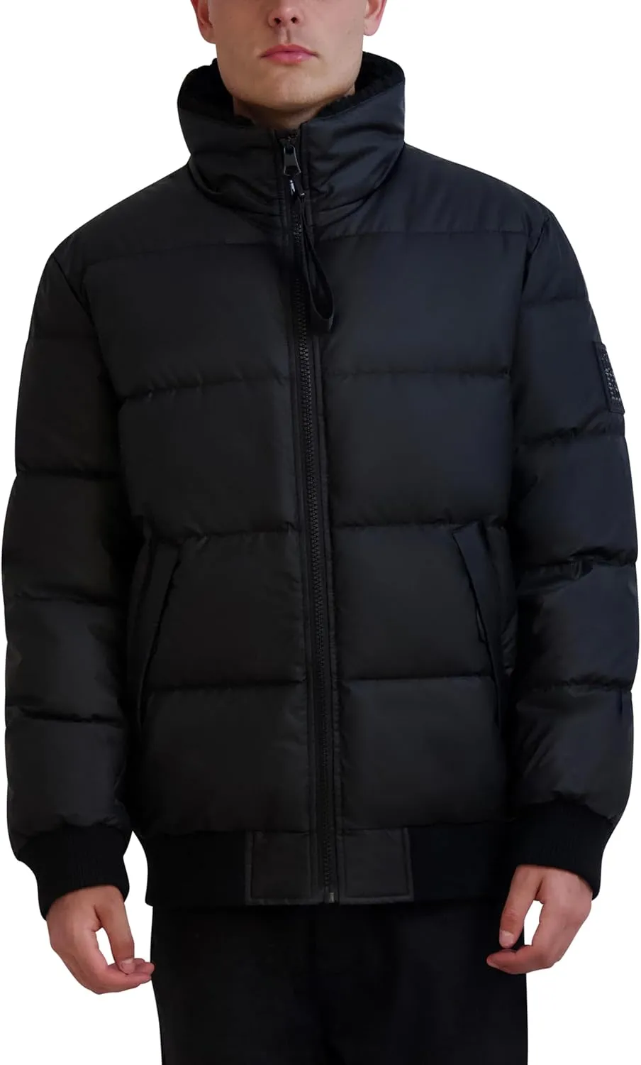 Karl Lagerfeld Paris Men's Short Puffer Jacket