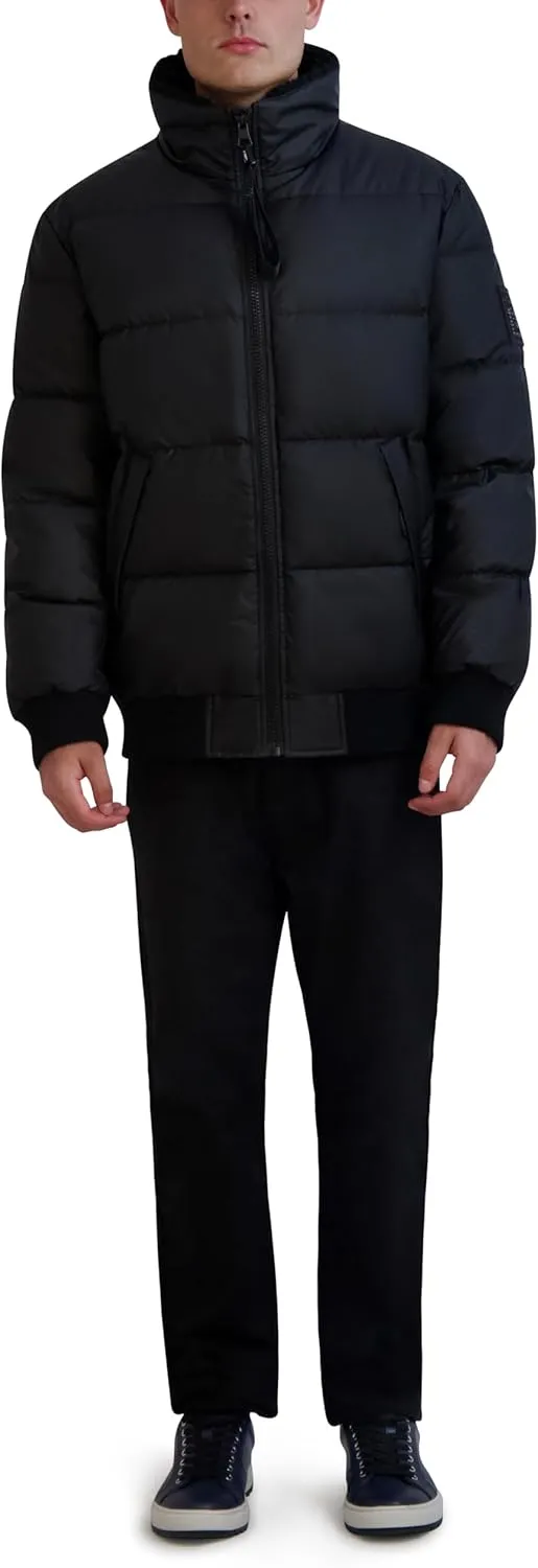 Karl Lagerfeld Paris Men's Short Puffer Jacket